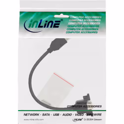 InLine 33441F câble USB 0,2 m USB A USB B Noir