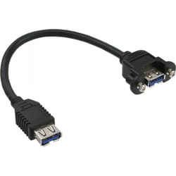 InLine 4043718198139 câble USB 0,2 m USB 3.2 Gen 1 (3.1 Gen 1) USB A Noir