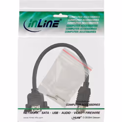 InLine 4043718198139 câble USB 0,2 m USB 3.2 Gen 1 (3.1 Gen 1) USB A Noir