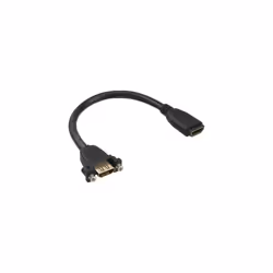 InLine 17600R, 0,2 m, HDMI Type A (Standard), HDMI Type A (Standard), Noir