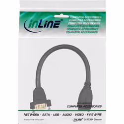 InLine 17600R câble HDMI 0,2 m HDMI Type A (Standard) Noir