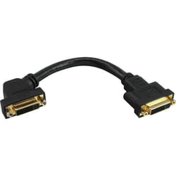 Câble Adaptateur DVI-I - InLine® - Femelle vers Femelle - 02m - Plaqué Or - Vidéo