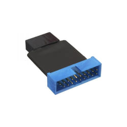 InLine 4043718200160 changeur de genre de câble USB 2.0 USB 3.0 Noir, Bleu