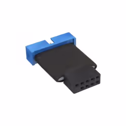 InLine 4043718200160 changeur de genre de câble USB 2.0 USB 3.0 Noir, Bleu