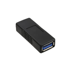 InLine 35300P changeur de genre de câble USB 3.0 A female USB3.0 A Noir