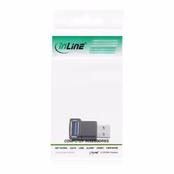 InLine 35300R changeur de genre de câble USB 3.0 A female USB Noir