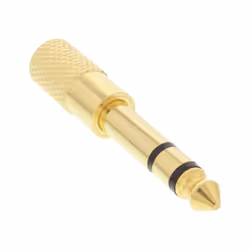 InLine 99305P, 3.5mm jack female, 3,5mm, Noir, Or