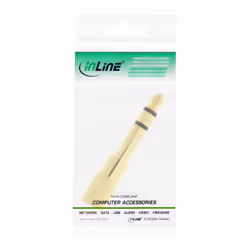 InLine 99305P changeur de genre de câble 3.5mm jack female 3,5mm Noir, Or