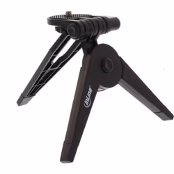 Mini trépied pliable InLine® - Noir - Hauteur 85 cm - Poids 50 g