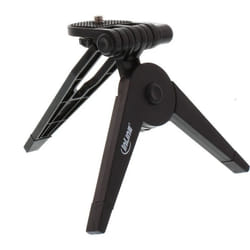 Mini trépied pliable InLine® - Noir - Hauteur 85 cm - Poids 50 g