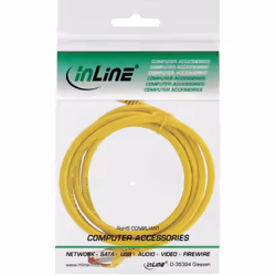 InLine 4043718206636 câble de réseau Jaune 3 m Cat6 S/FTP (S-STP)