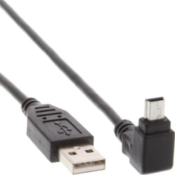 InLine 34130 câble USB 3 m USB 2.0 USB A Mini-USB B Noir
