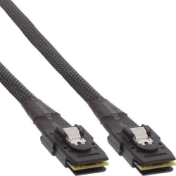 Câble SAS interne InLine® Mini-SAS 36pin SFF-8087 vers Mini-SAS 36pin SFF-8087 avec Sideband 1m