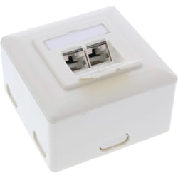 InLine 76842W boitier de prise de courant Blanc