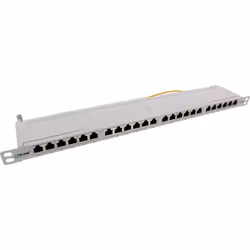 InLine 76824E, Cat6a, Gris, Montage de rack, 0.5U, 482,6 mm