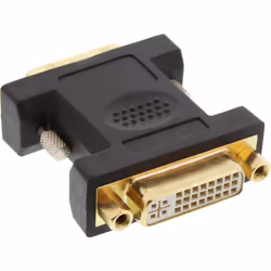 InLine 17760P câble DVI DVI-I DVI-D Noir