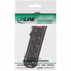 InLine 16441D protection surtension Noir 4 sortie(s) CA 1,5 m