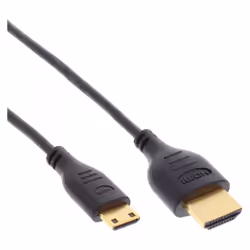 InLine 4043718210893, 1,8 m, HDMI Type A (Standard), HDMI Type C (Mini), Compatibilité 3D, Canal de retour audio (ARC, Audio  ...