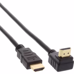 InLine 17011V, 1,5 m, HDMI Type A (Standard), HDMI Type A (Standard), Compatibilité 3D, Noir