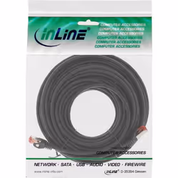 InLine 4043718212330 câble de réseau Noir 15 m Cat6 S/FTP (S-STP)