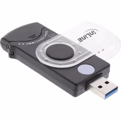 InLine 4043718213924 lecteur de carte mémoire USB 3.2 Gen 1 (3.1 Gen 1) Noir