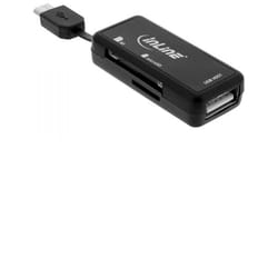 InLine 66776 lecteur de carte mémoire USB 2.0 Noir