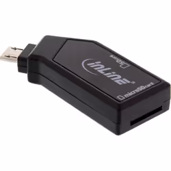 InLine 4043718213979, MicroSD (TransFlash), MicroSDHC, SD, SDHC, Noir, 480 Mbit/s, USB 2.0