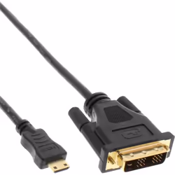 InLine 4043718214358, 1,5 m, HDMI Type C (Mini), DVI, Mâle, Mâle, Droit