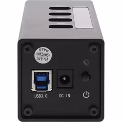 InLine 4043718214396 hub & concentrateur USB 3.2 Gen 1 (3.1 Gen 1) Type-A 5000 Mbit/s Noir
