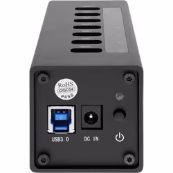InLine 4043718214402 hub & concentrateur USB 3.2 Gen 1 (3.1 Gen 1) Type-A 5000 Mbit/s Noir