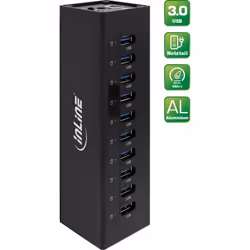 InLine 4043718214419, USB 3.2 Gen 1 (3.1 Gen 1) Type-A, USB 3.2 Gen 1 (3.1 Gen 1) Type-A, 5000 Mbit/s, Noir, 1 m, CC