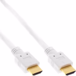 InLine 4043718215140, 1 m, HDMI Type A (Standard), HDMI Type A (Standard), Blanc