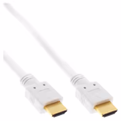 InLine 17511W, 1,5 m, HDMI Type A (Standard), HDMI Type A (Standard), 4096 x 2160 pixels, Compatibilité 3D, Blanc