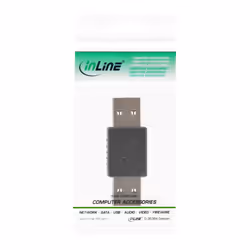 InLine 35300T changeur de genre de câble USB 3.0 A male USB A Bleu