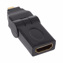 InLine 17690L changeur de genre de câble HDMI A female HDMI Noir