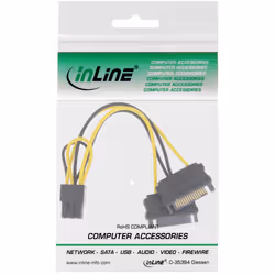 InLine 26628B câble d'alimentation interne 0,15 m