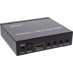 InLine 65007K commutateur audio Noir