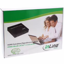 InLine 65007K commutateur audio Noir