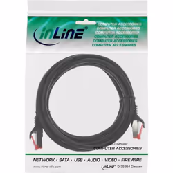 InLine 4043718231393 câble de réseau Noir 2 m Cat6 S/FTP (S-STP)