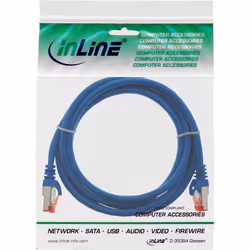 InLine 4043718231508 câble de réseau Bleu 3 m Cat6 S/FTP (S-STP)