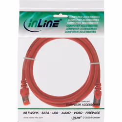 InLine 4043718231799 câble de réseau Rouge 2 m Cat6 S/FTP (S-STP)