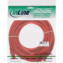 InLine 4043718231836 câble de réseau Rouge 10 m Cat6 S/FTP (S-STP)