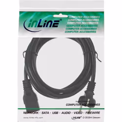 InLine 16658D Noir 1 m Prise d'alimentation type F IEC C19
