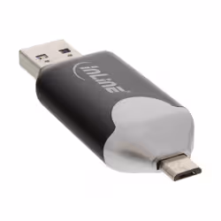 InLine 66779C lecteur de carte mémoire USB/Micro-USB Noir - Vue supplémentaire 2