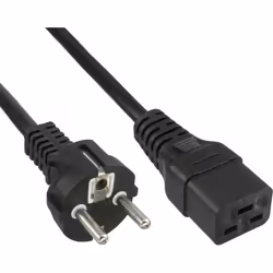 InLine 16658H, 0,5 m, Prise d'alimentation type F, IEC C19, 16 A