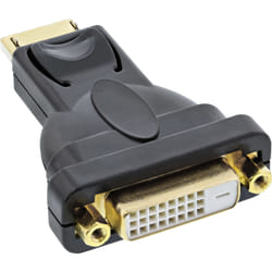 InLine 17199J changeur de genre de câble DisplayPort male DVI-D Noir