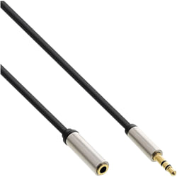 InLine 99234 câble audio 0,5 m 3,5mm Noir