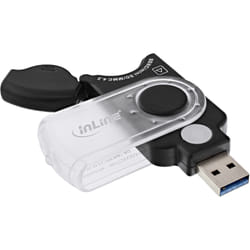 InLine 66772I lecteur de carte mémoire USB 3.2 Gen 1 (3.1 Gen 1) Noir