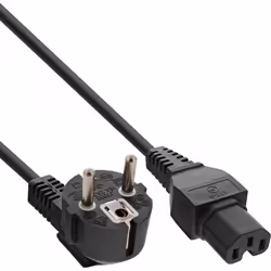 InLine 16810F, 5 m, Prise d'alimentation type F, Coupleur C15