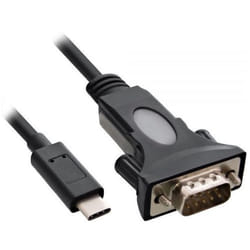 Mercodan 866108 câble Série Noir 1,8 m DB-9